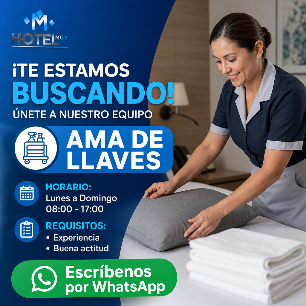 Vacante de ama de llaves en Cuauhtémoc