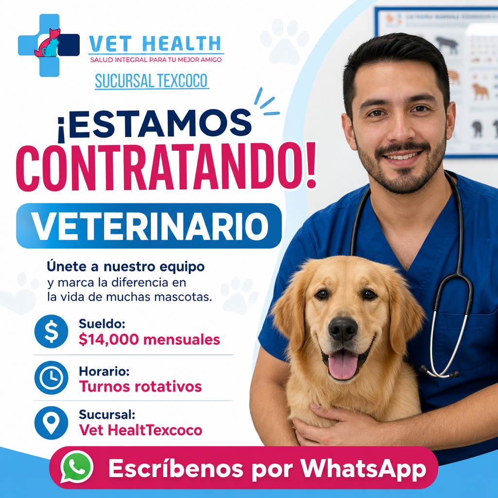 Vacante de veterinario en Texcoco
