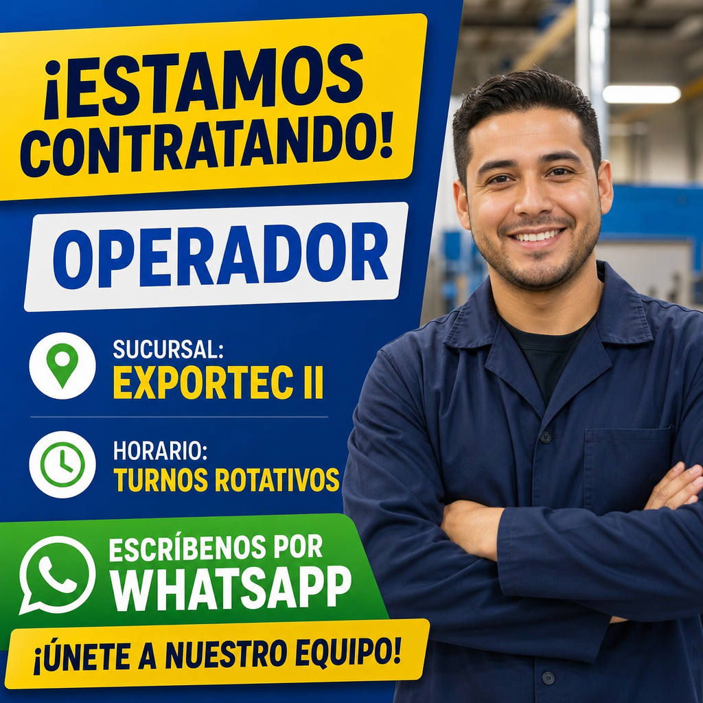 Vacante de Operador en Toluca