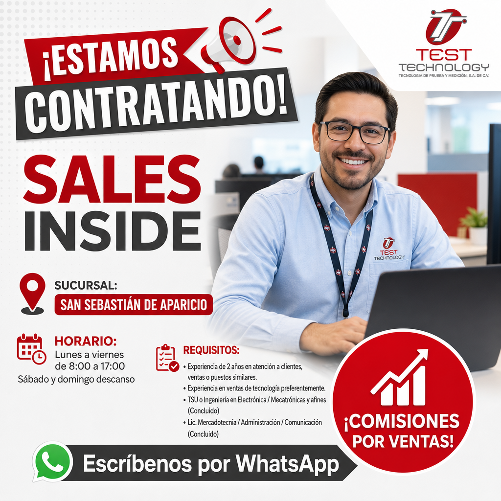 Vacante de Sales inside en Puebla