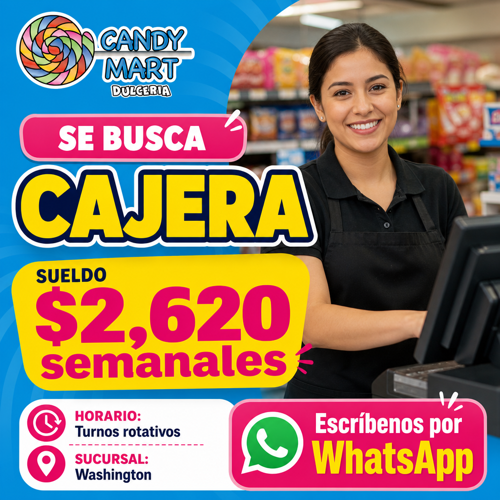 Vacante de Cajera en Chihuahua